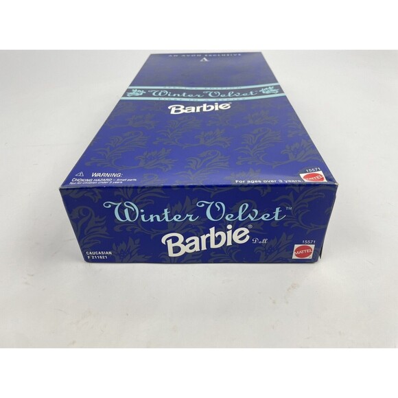 Winter Velvet Barbie Avon Exclusive Special Edition First in Series 1995 - Picture 7 of 8